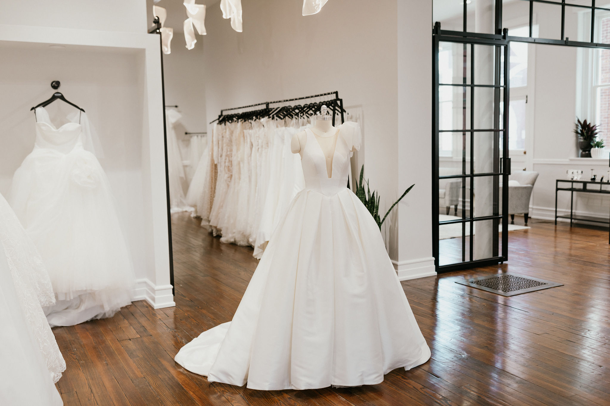 Bridal Gown on a mannequin 